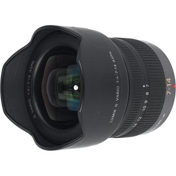Panasonic MFT 7-14mm F/4.0 ASPH Lumix G occasion (incl. BTW), Verzenden