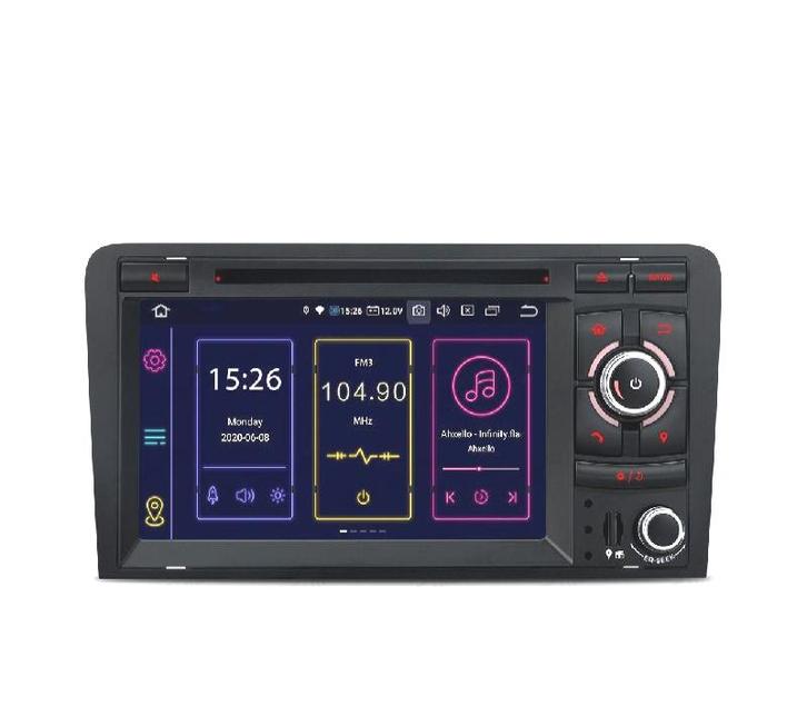Autoradio Gps Android 10 Pour Audi A3 8P 8Pa Sportback 03-12, Auto diversen, Autonavigatie, Verzenden