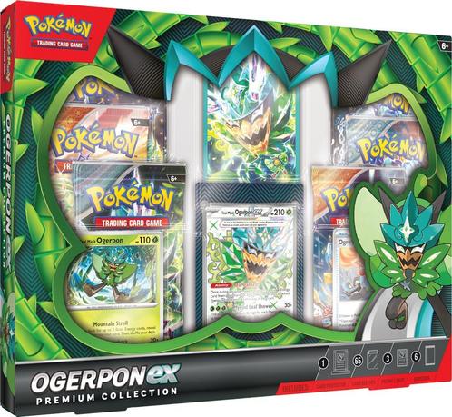 Pokémon TCG Ogerpon ex Premium Collection, Hobby & Loisirs créatifs, Jeux de cartes à collectionner | Pokémon, Booster, Envoi