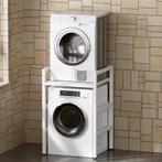 Wasmachine kast - Wasmachine ombouw - 73x64x110 - Wit - MSFE, Verzenden, Nieuw