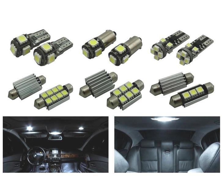 KIT 20 AMPOULES LED INTÉRIEUR POUR BMW E60 E61 M5 525XI 525I, Auto-onderdelen, Verlichting, Verzenden