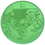 Samoa. 1 Dollar 2017 Green Titanium 200 Years of the, Postzegels en Munten