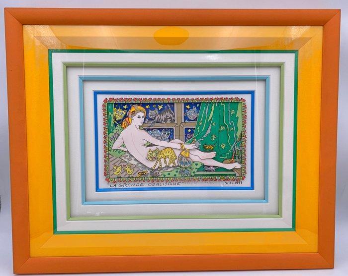 James Rizzi (1950-2011) - La Grande Odalisque, Antiek en Kunst, Kunst | Designobjecten