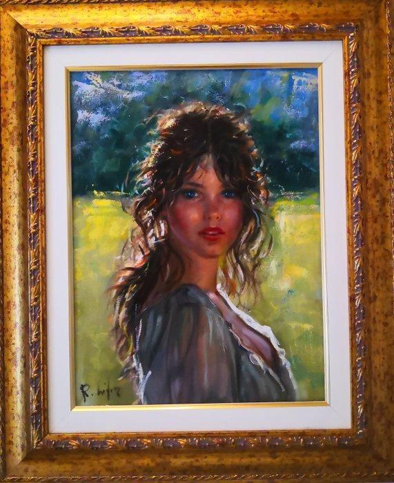 Salvatore Rodriquez (1957) - Controluce, Antiek en Kunst, Kunst | Schilderijen | Klassiek