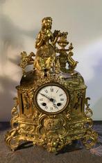 Klok en garnituur set - Raison & Thomas - Antiek Brons,