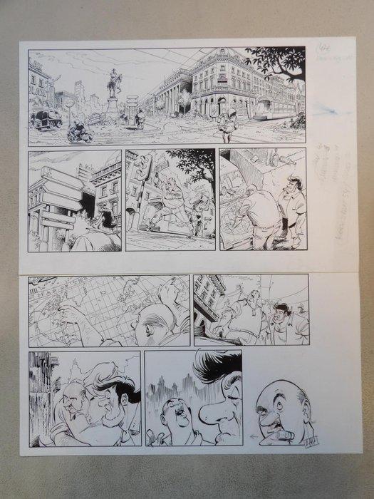 Cambré, Charel - 1 Original page - Amoras 2 - Jérusalem -, Boeken, Stripverhalen