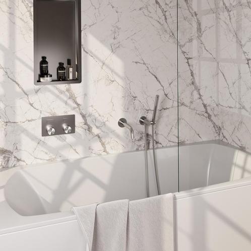 Inbouwthermostaat set Brauer Carving Met Drukknoppen Incl, Doe-het-zelf en Bouw, Sanitair, Kraan, Nieuw, Ophalen of Verzenden