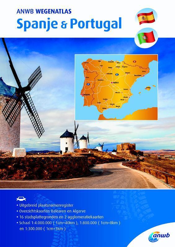 Spanje & Portugal / ANWB Wegenatlas 9789018043100 ANWB, Boeken, Reisgidsen, Gelezen, Verzenden