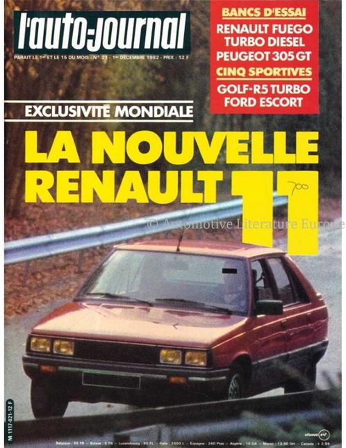 1984 L'AUTO-JOURNAL MAGAZINE 13 FRANS, Livres, Autos | Brochures & Magazines, Enlèvement ou Envoi
