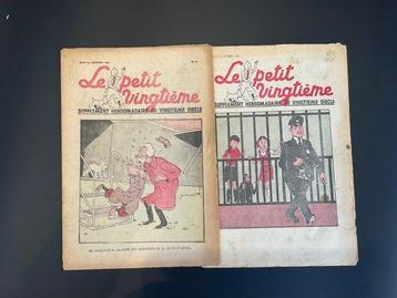 Le Petit Vingtième N°8 1938 ET N°43 DE 1949 - LE PETIT beschikbaar voor biedingen