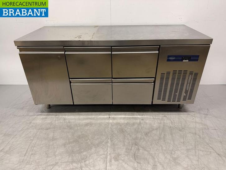 Acier inoxydable Rubbens Établi réfrigéré 4 tiroirs et 1, Articles professionnels, Horeca | Équipement de cuisine, Envoi