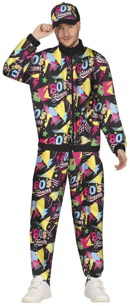Neon 80S Trainingspak Fout, Kleding | Heren, Carnavalskleding en Feestkleding, Nieuw, Verzenden