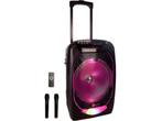 N-GEAR Flash 1210 - Bluetooth Speaker - Karaoke Set met 2, Verzenden, Zo goed als nieuw