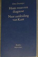 Hints voor een diagnose 9789026309199, Boeken, Zo goed als nieuw, Otto Duintjer, Verzenden