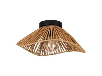 EGLO Lavister Plafondlamp - E27 - 39 cm - Zwart/Bruin -, Huis en Inrichting, Verzenden, Nieuw