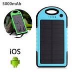 Externe 5000mAh Solar Charger Powerbank Zonnepaneel Noodaccu, Verzenden, Nieuw, Stuff Certified®