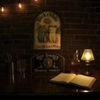 From Dusk till Dawn - 2x Advertising Whiskey Panels: Black &, Nieuw