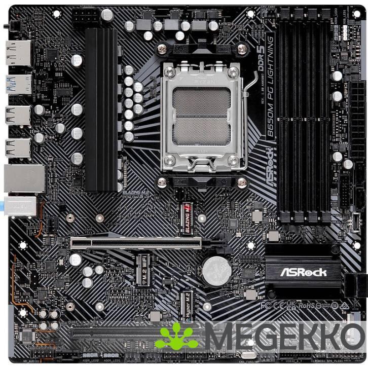 Asrock B650M PG Lightning, Computers en Software, Overige Computers en Software, Nieuw, Verzenden