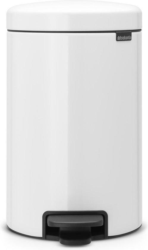 Brabantia NewIcon Prullenbak - 12 l - White, Maison & Meubles, Accessoires pour la Maison | Poubelles, Envoi