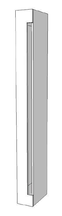 *TIP*  Element voor kast zijkant links glossy wit R-PR-001-, Zakelijke goederen, Kantoor en Winkelinrichting | Winkel en Inventaris