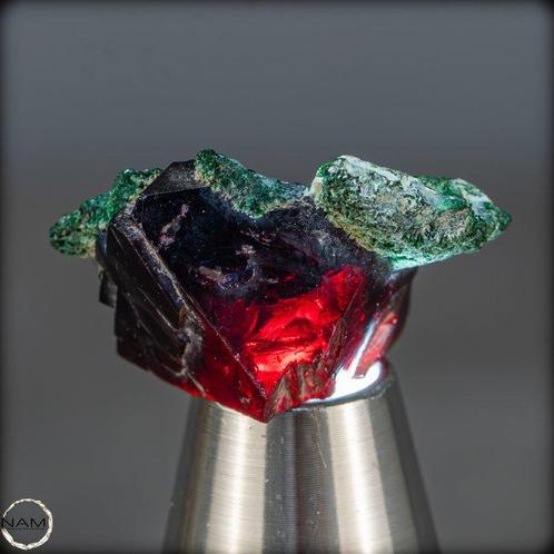 Zeer Zeldzame AAA ++ Glanzende Cuprit Kristal 38,90 ct- 7.78, Verzamelen, Mineralen en Fossielen
