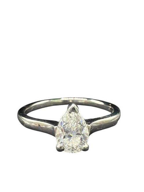 Ring Platina -  0.70ct. tw. - Diamant - Diamanten ring voor, Handtassen en Accessoires, Ringen