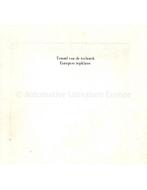 1972 OPEL DIPLOMAT BROCHURE NEDERLANDS, Nieuw