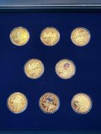 Allemagne. 2001 8 medals National Anthem Germany in box, Postzegels en Munten