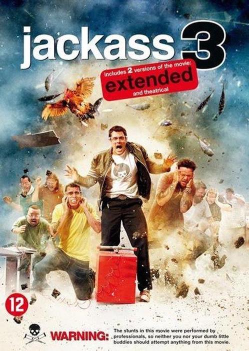 Jackass 3.0 extended (dvd tweedehands film), Cd's en Dvd's, Dvd's | Actie, Ophalen of Verzenden