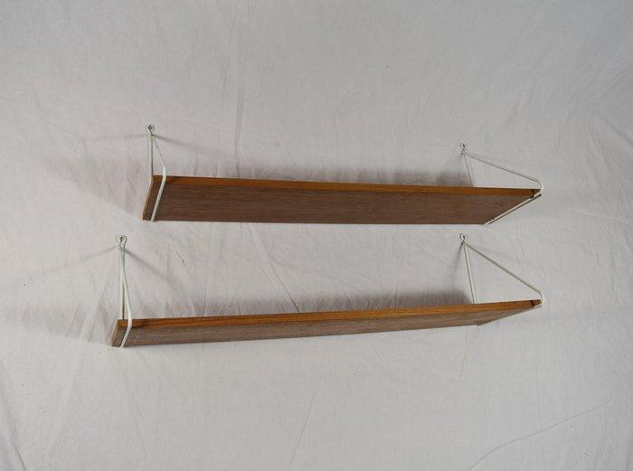 Étagère - Teck - Planchettes de placage en teck., Antiquités & Art, Art | Objets design