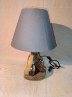 Tafellamp - Brons, Textiel, Metaal - sculpturale tafellamp, Antiek en Kunst