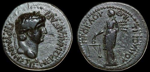 Phrygia, Prymnessus nero ad 54-68 Æ 22mm 5 65 g Dikaiosyne, Postzegels en Munten, Munten en Bankbiljetten | Verzamelingen, Verzenden
