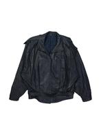 Vintage Miss Actor Navy Leather Jacket maat S, Nieuw, Ophalen of Verzenden
