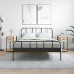 vidaXL Nachtkastjes 2 st 30x60x60 cm bewerkt hout sonoma, Huis en Inrichting, Slaapkamer | Nachtkastjes, Verzenden, Nieuw