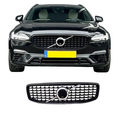 Grill | Volvo S90/V90 | 2017-2020 | R-design | glanzend zwar, Auto-onderdelen, Carrosserie, Nieuw, Volvo, Verzenden