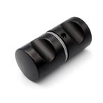 Douchedeurknop 707 rond 30mm - Zwart, Doe-het-zelf en Bouw, Glas en Ramen, Verzenden, Nieuw