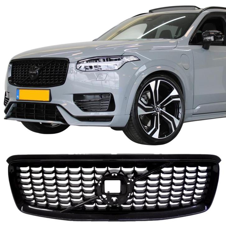 Grill | Volvo XC90 | 2023+ | R-design look | met camera | gl, Auto-onderdelen, Carrosserie, Nieuw, Volvo, Verzenden
