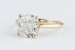 Bague - 14 carats Or jaune - 4.06ct. tw. Diamant (Cultivé en, Bijoux, Sacs & Beauté, Bagues