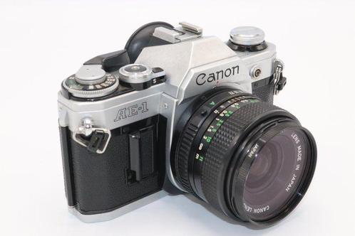 Canon Canon AE1 + FD 28 mm ƒ/2.8 Analoge camera, Audio, Tv en Foto, Fotocamera's Analoog