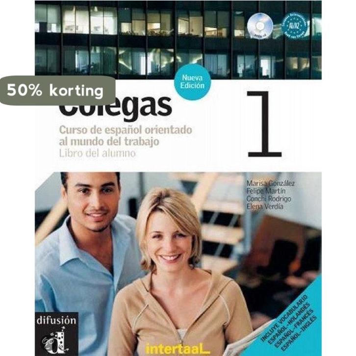 Colegas nueva edicion 1 tekstboek + audio-cd 9789054517238, Boeken, Schoolboeken, Gelezen, Verzenden