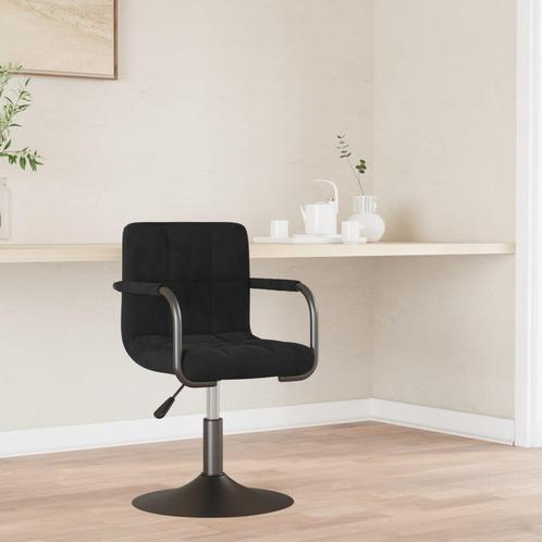 vidaXL Tabouret de bar Noir Velours, Huis en Inrichting, Barkrukken, Verzenden