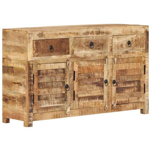 vidaXL Buffet 110x30x65 cm Bois massif de manguier, Maison & Meubles, Armoires | Dressoirs, Neuf, Envoi