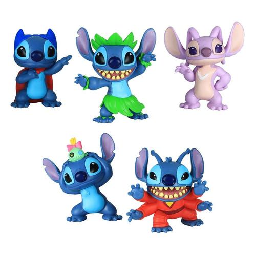 Lilo & Stitch Mini Figure 5-Pack Stitch Collectible Figure S, Verzamelen, Disney, Ophalen of Verzenden