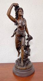 sculptuur, La Tempête - Par Bruchon (1806 - 1895) - 53 cm -, Antiquités & Art, Antiquités | Céramique & Poterie