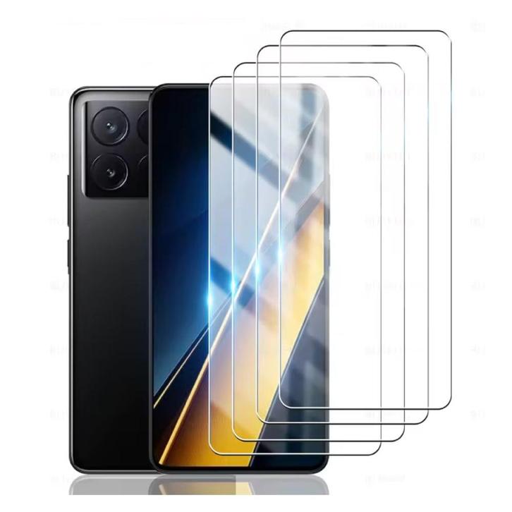 4-Pack Xiaomi Poco M4 (5G) Screen Protector - Tempered Glass, Télécoms, Téléphonie mobile | Housses, Coques & Façades | Marques Autre