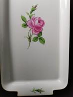 Meissen - Rosa rossa - Vassoio lungo 28,5x15 cm - 2.Wahl -