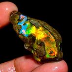 Opaal ruw AAA+++ multicolor vuur 35Ct - Lightning Ridge- 7 g