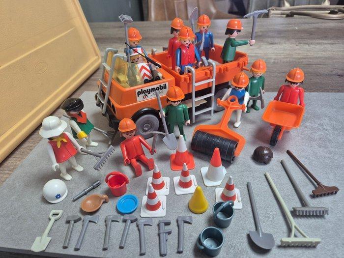 Playmobil - Speelgoed Playmobil vintage wegwerkzaamheden, Antiek en Kunst, Antiek | Overige Antiek