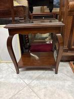 Bijzettafel - Walnoot, Glas