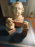 lot de 3 bustes style classique (3) - Pierre de fonte -
